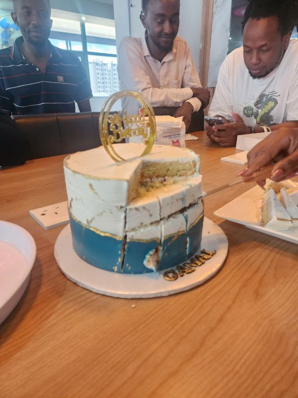 Gamal's big moment.